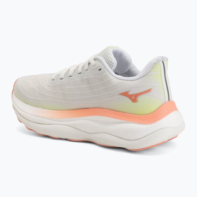 Дамски обувки за бягане Mizuno Wave Sky 9 gf white/desert flower/lime pulp 3