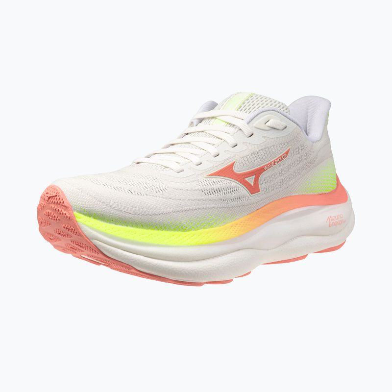 Дамски обувки за бягане Mizuno Wave Sky 9 gf white/desert flower/lime pulp 3