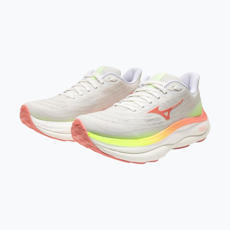 Дамски обувки за бягане Mizuno Wave Sky 9 gf white/desert flower/lime pulp 5
