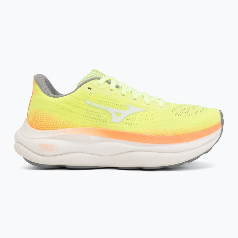 Дамски обувки за бягане Mizuno Wave Sky 9 lime pulp/white/flamingo coral 2