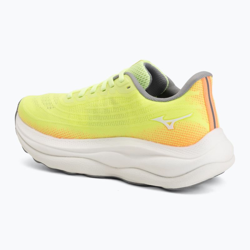 Дамски обувки за бягане Mizuno Wave Sky 9 lime pulp/white/flamingo coral 3