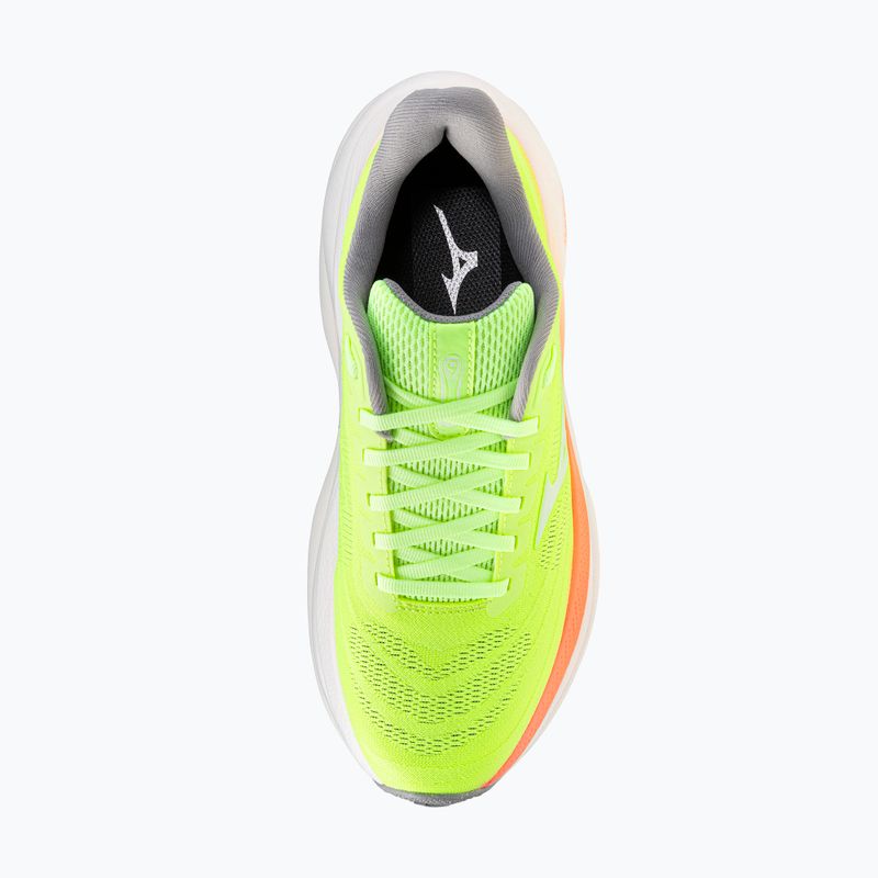 Дамски обувки за бягане Mizuno Wave Sky 9 lime pulp/white/flamingo coral 5
