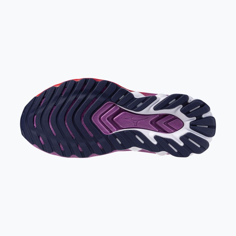 Дамски обувки за бягане Mizuno Wave Skyrise 7 rhodonite/white/tomato puree 4