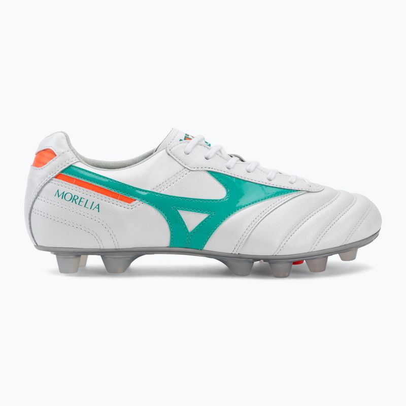 Футболни обувки Mizuno Morelia II Japan FG white/arcadia/lava orange 2