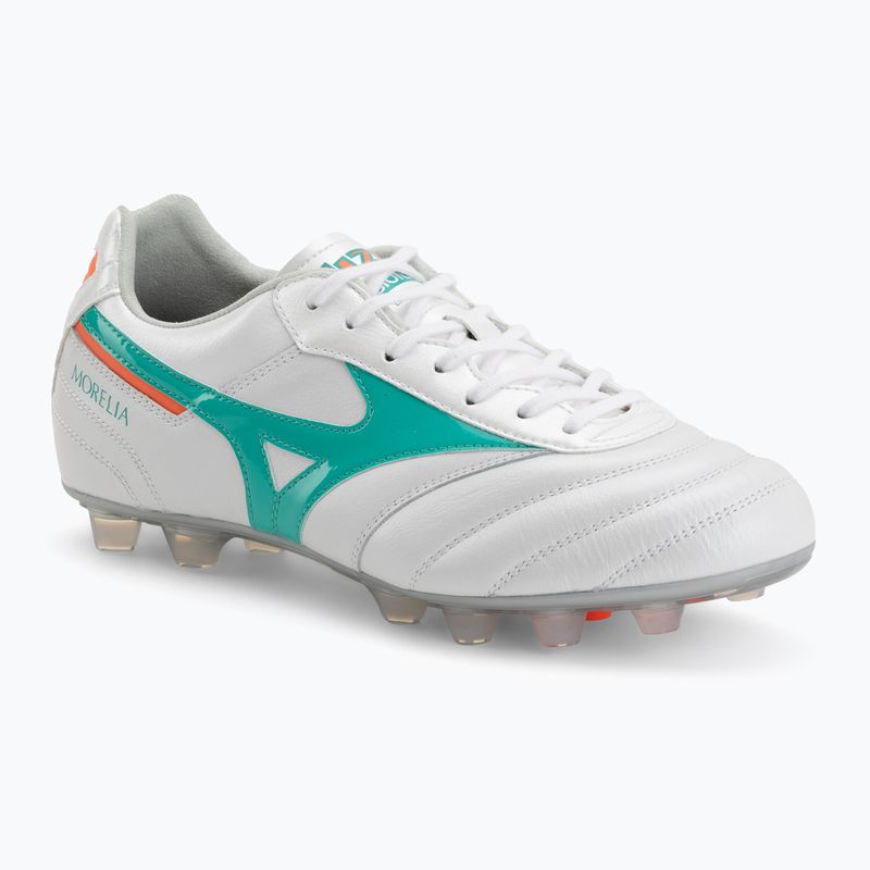 Футболни обувки Mizuno Morelia II Elite FG white/arcadia/lava orange