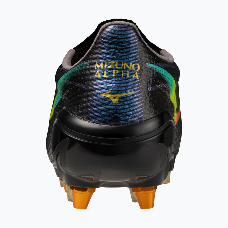 Футболни обувки Mizuno Alfa III Elite Mix black/lava orange/evening primrose 3