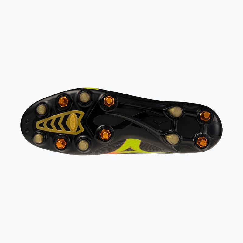 Футболни обувки Mizuno Alfa III Elite Mix black/lava orange/evening primrose 4