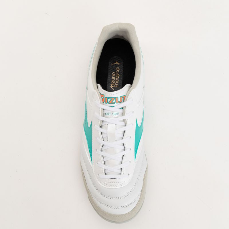 Футболни обувки Mizuno Morelia Sala Elite TF white/arcadia/lava orange 5