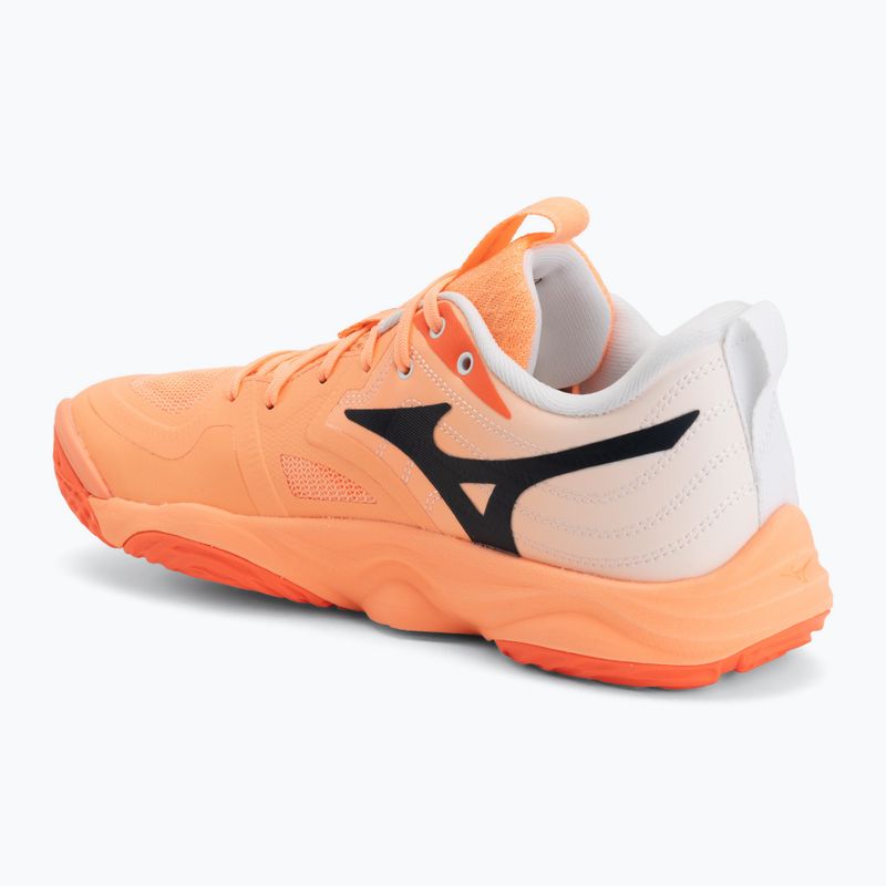 Обувки за волейбол Mizuno Wave Momentum Elite flamingo coral/lava orange/white 3