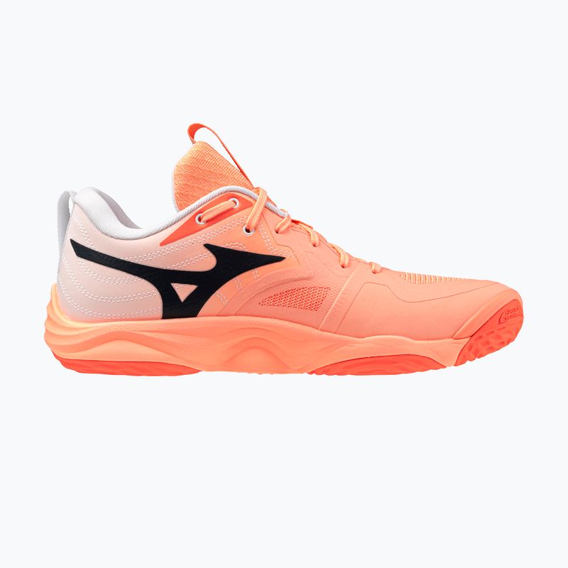 Обувки за волейбол Mizuno Wave Momentum Elite flamingo coral/lava orange/white 2