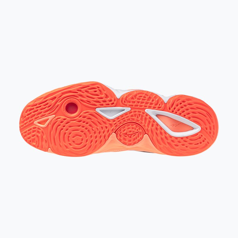 Обувки за волейбол Mizuno Wave Momentum Elite flamingo coral/lava orange/white 4