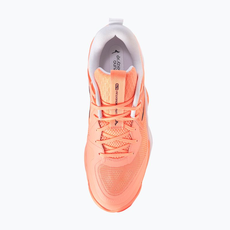 Обувки за волейбол Mizuno Wave Momentum Elite flamingo coral/lava orange/white 5