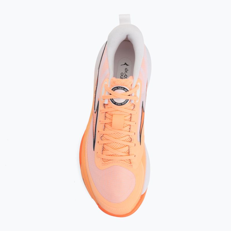 Обувки за волейбол Mizuno Neo Jump flamingo corallava orange/white 5