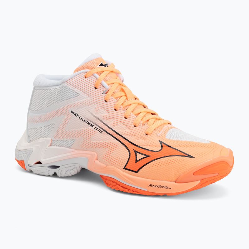 Обувки за волейбол Mizuno Wave Lightning Elite Mid Flamingo Coral/Lava Orange/White