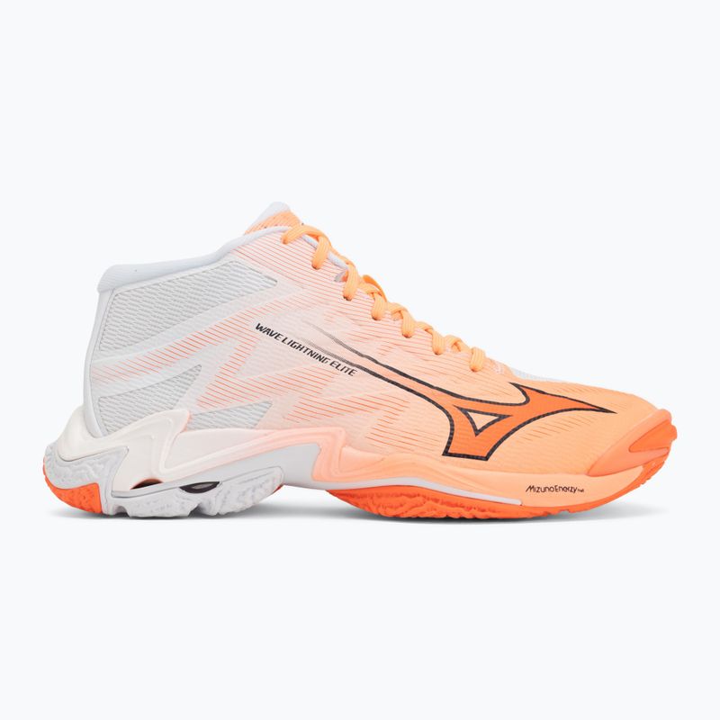 Обувки за волейбол Mizuno Wave Lightning Elite Mid Flamingo Coral/Lava Orange/White 2