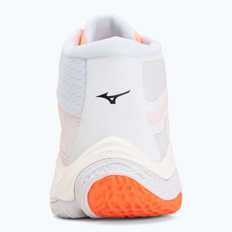 Обувки за волейбол Mizuno Wave Lightning Elite Mid Flamingo Coral/Lava Orange/White 6