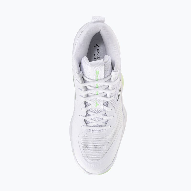 Дамски обувки за волейбол Mizuno Wave Momentum Elite Mid white/balsam green/ambrosia 5
