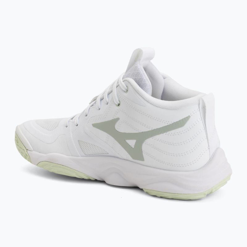 Дамски обувки за волейбол Mizuno Wave Momentum Elite Mid white/balsam green/ambrosia 3