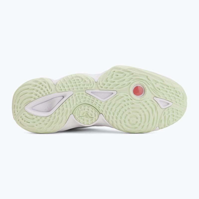 Дамски обувки за волейбол Mizuno Wave Momentum Elite Mid white/balsam green/ambrosia 4