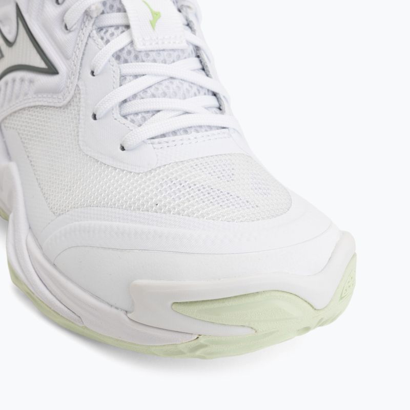 Дамски обувки за волейбол Mizuno Wave Momentum Elite Mid white/balsam green/ambrosia 7