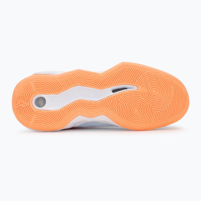Дамски обувки за волейбол Mizuno Wave Momentum Pro blue finch/lava orange/flamingo coral 4