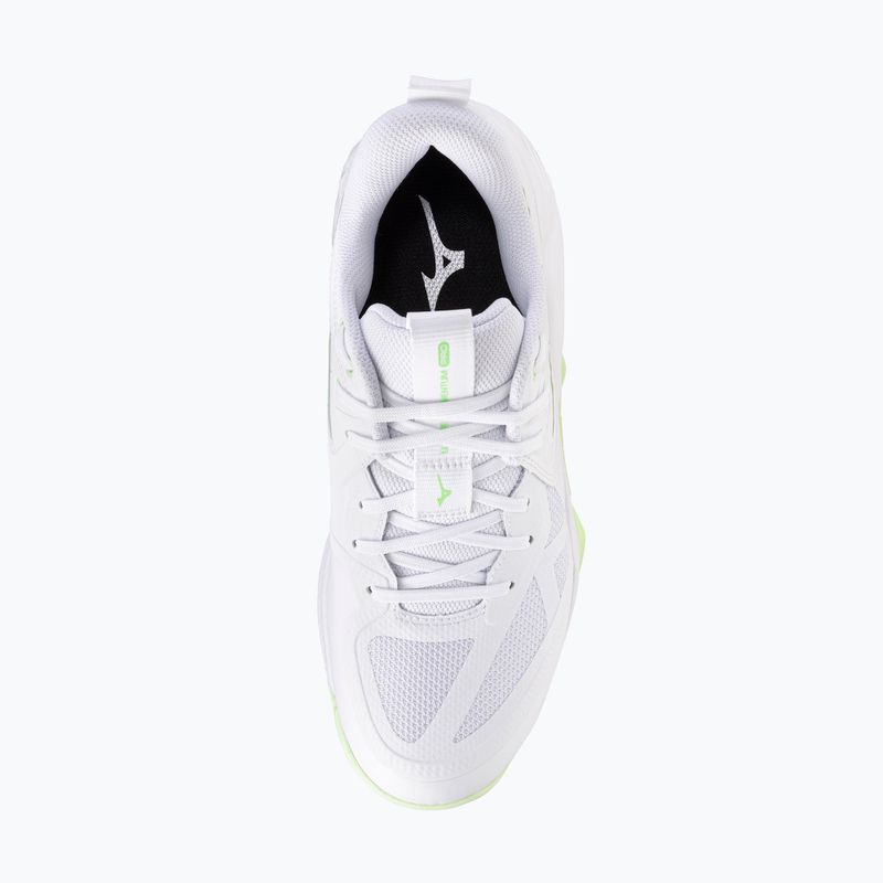 Дамски обувки за волейбол Mizuno Wave Momentum Pro white/aqua gray/ambrosia 5