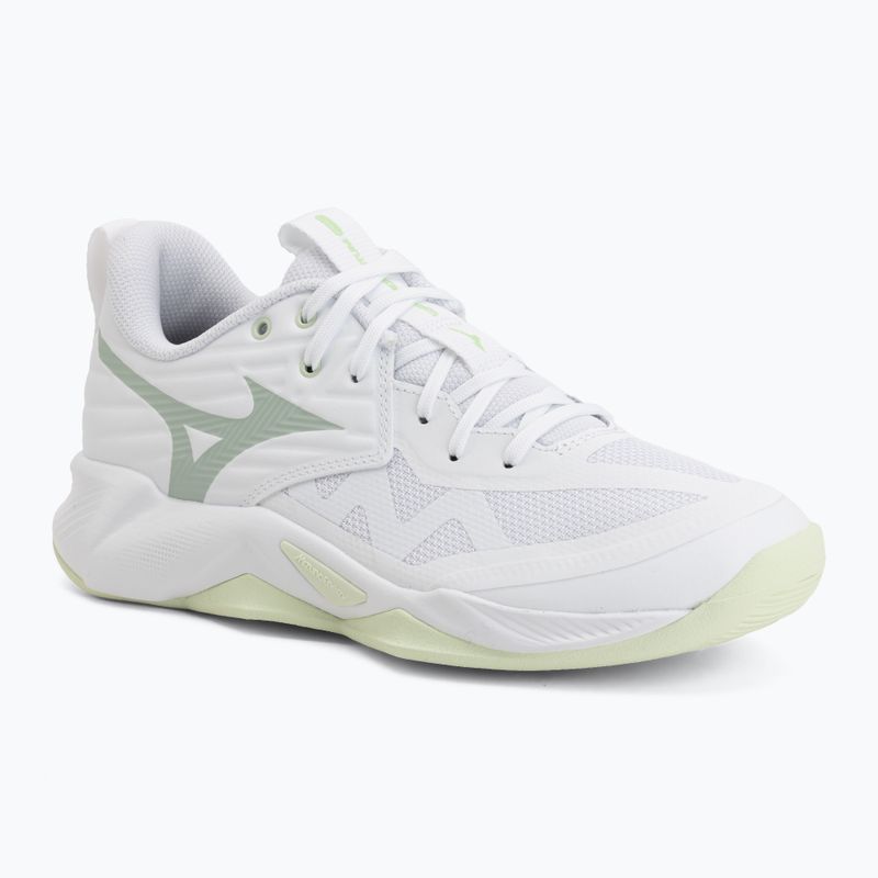 Дамски обувки за волейбол Mizuno Wave Momentum Pro white/aqua gray/ambrosia