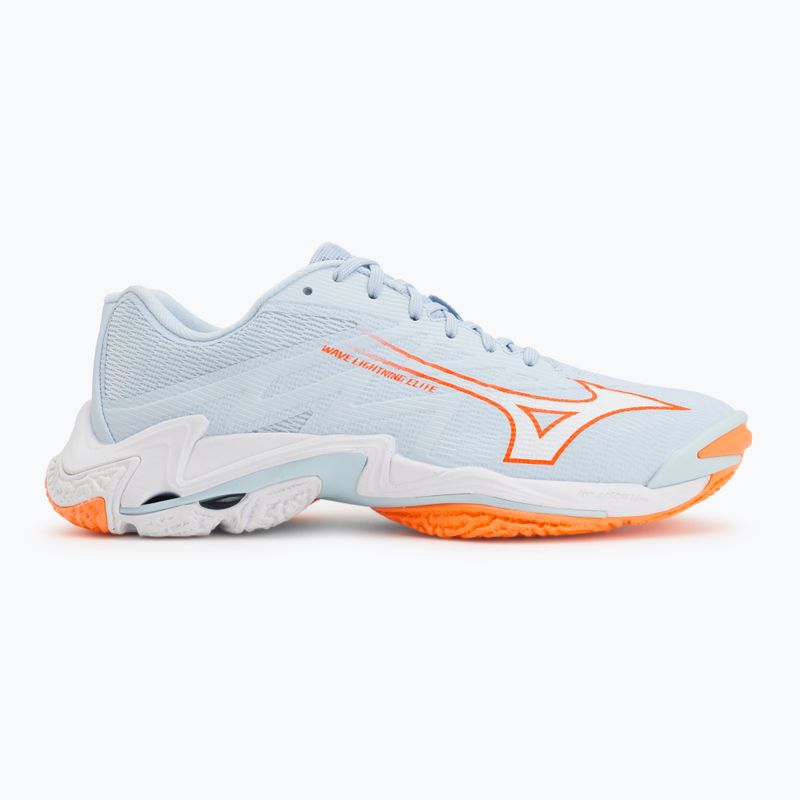 Дамски обувки за волейбол Mizuno Wave Lightning Elite blue finch/white/lava orange 2