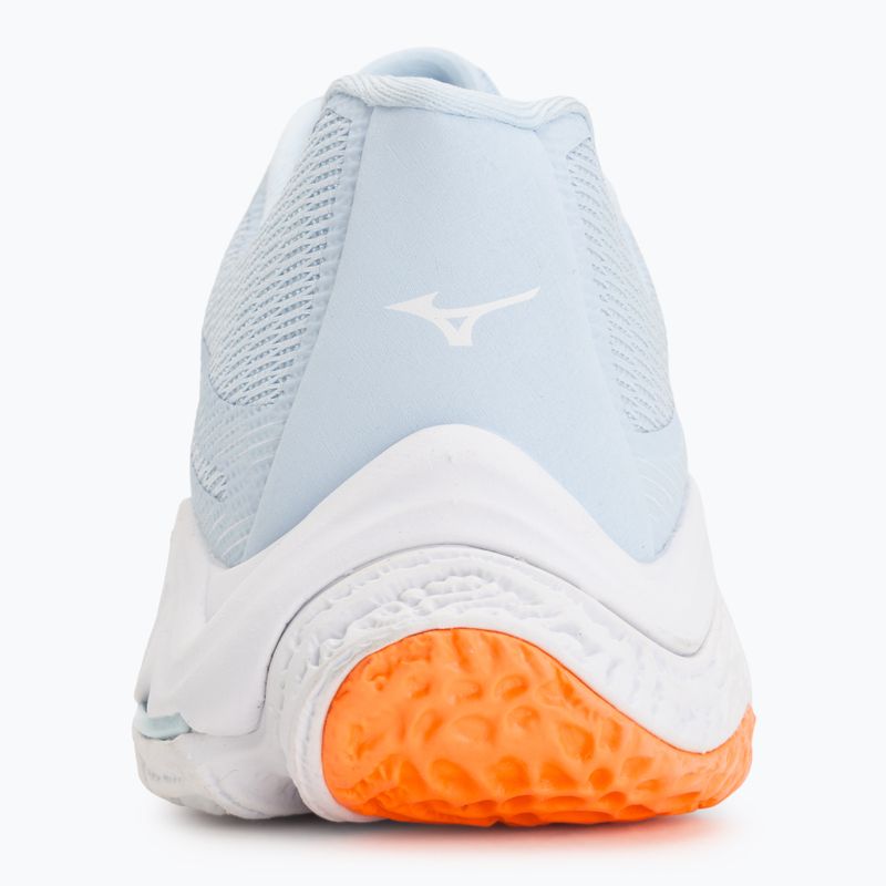 Дамски обувки за волейбол Mizuno Wave Lightning Elite blue finch/white/lava orange 6