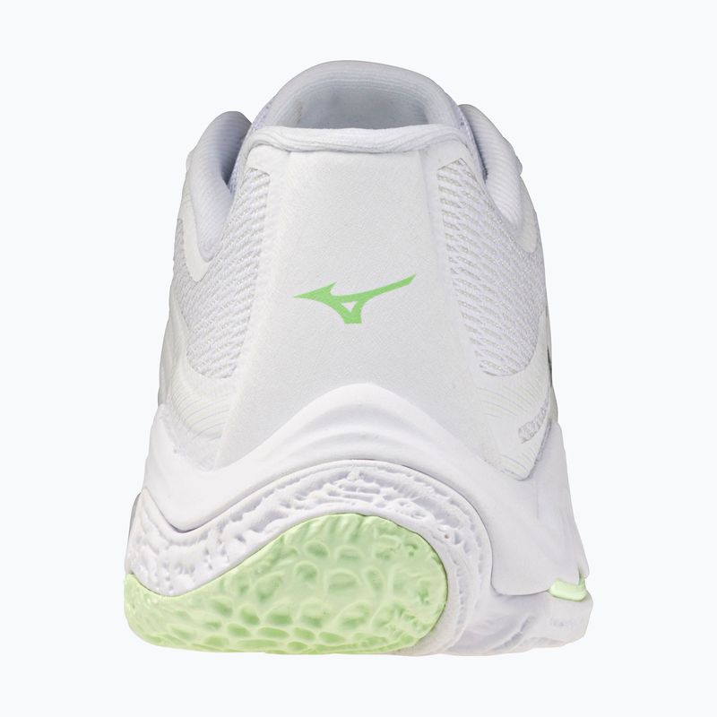 Дамски обувки за волейбол Mizuno Wave Lightning Elite white/balsam green/ambrosia 3