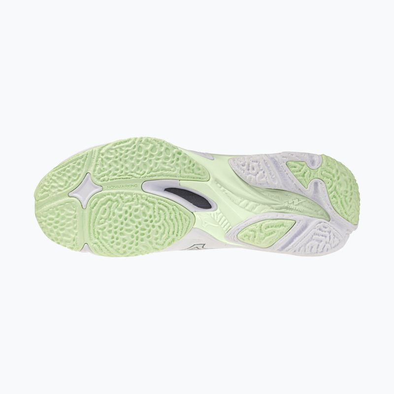 Дамски обувки за волейбол Mizuno Wave Lightning Elite white/balsam green/ambrosia 4
