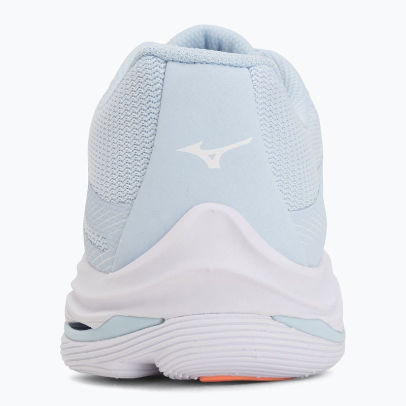 Дамски обувки за волейбол Mizuno Wave Lightning Pro blue finch/lava orange/flamingo coral 6