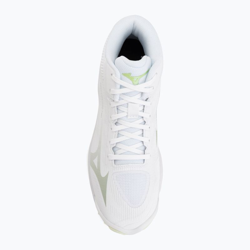 Дамски обувки за волейбол Mizuno Wave Lightning Pro Mid white/aqua gray/ambrosia 5