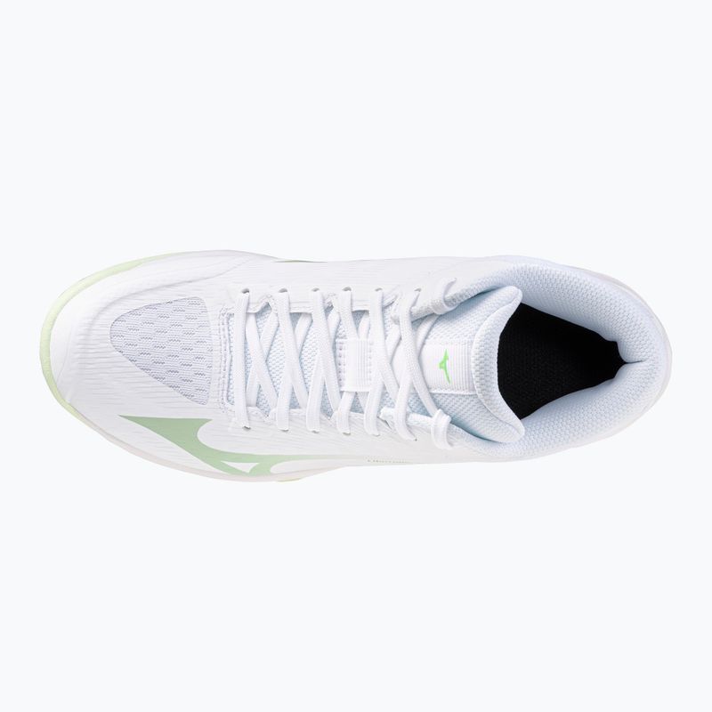 Дамски обувки за волейбол Mizuno Lightning Select Mid white/aqua gray/ambrosia 5