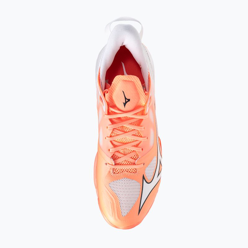 Обувки за хандбал Mizuno Wave Mirage 5 flamingo coral/white 5