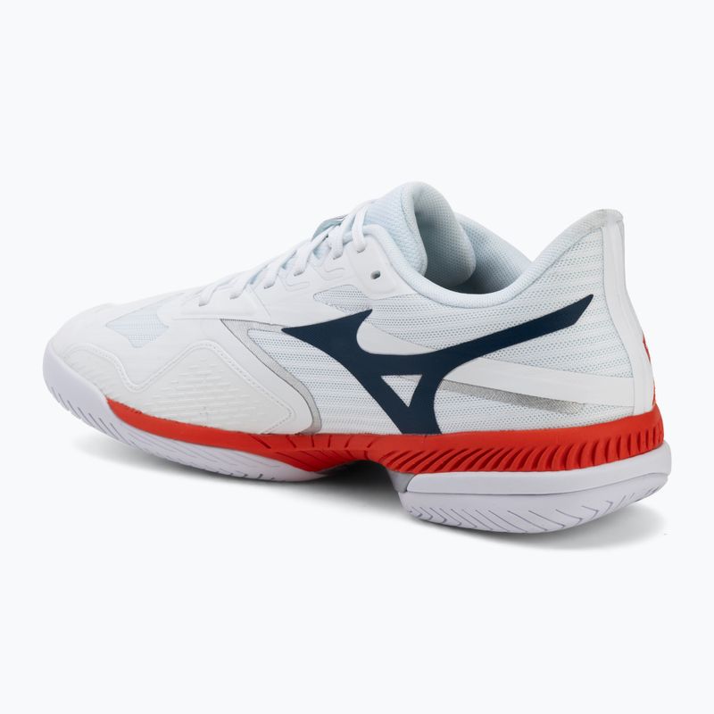 Мъжки обувки за тенис Mizuno Wave Exceed Court AC white/insignia blue/orange 3