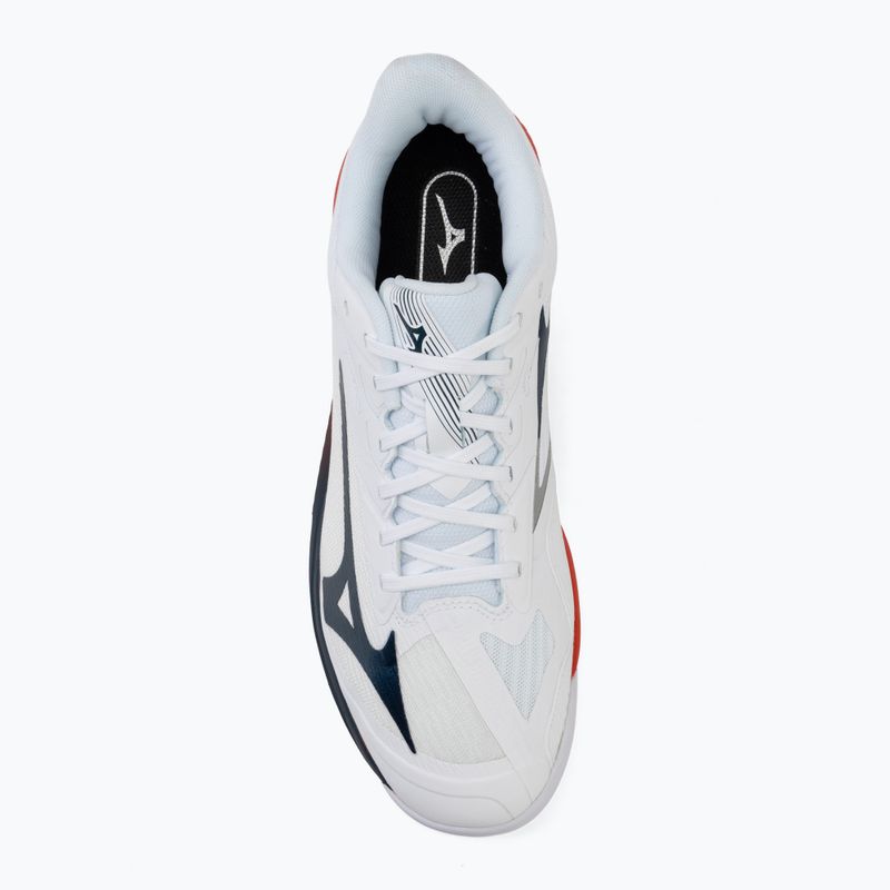 Мъжки обувки за тенис Mizuno Wave Exceed Court AC white/insignia blue/orange 5