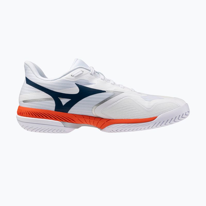 Мъжки обувки за тенис Mizuno Wave Exceed Court AC white/insignia blue/orange 2