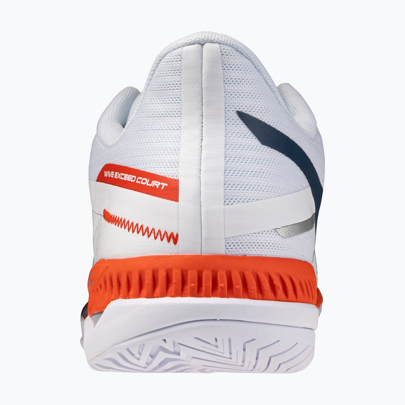 Мъжки обувки за тенис Mizuno Wave Exceed Court AC white/insignia blue/orange 3