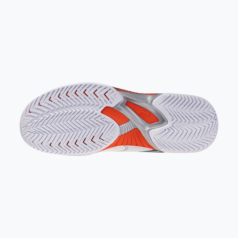 Мъжки обувки за тенис Mizuno Wave Exceed Court AC white/insignia blue/orange 4