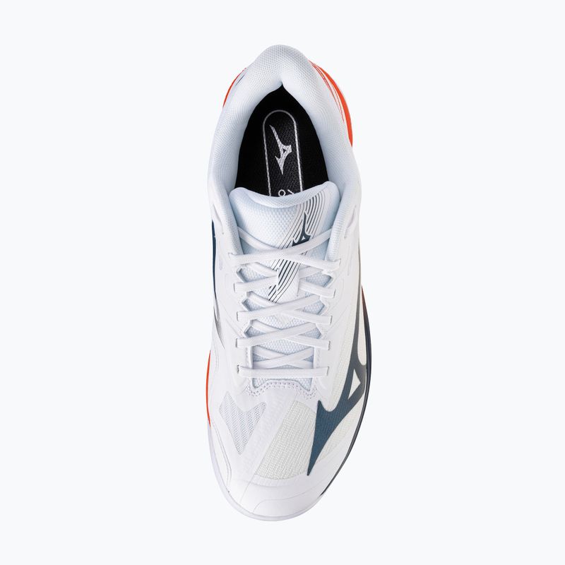Мъжки обувки за тенис Mizuno Wave Exceed Court AC white/insignia blue/orange 5