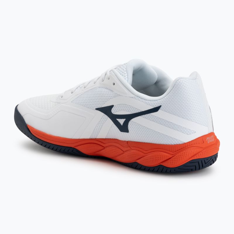 Мъжки обувки за тенис Mizuno Wave Enforce Court 2 AC white/insignia blue/orange 3