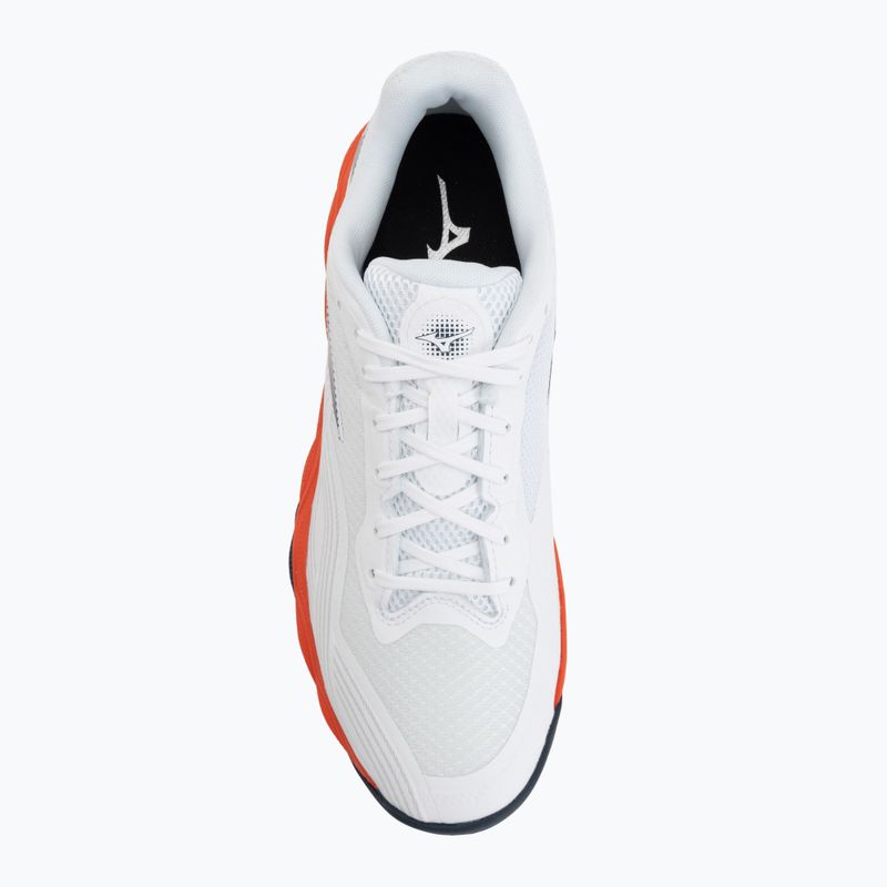 Мъжки обувки за тенис Mizuno Wave Enforce Court 2 AC white/insignia blue/orange 5