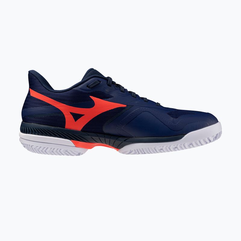 Мъжки обувки за тенис Mizuno Wave Exceed Court CC beacon blue/lava orange/white 2