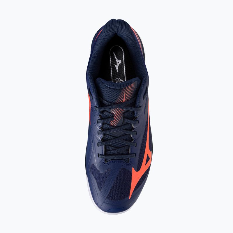 Мъжки обувки за тенис Mizuno Wave Exceed Court CC beacon blue/lava orange/white 5