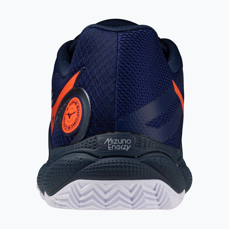 Мъжки обувки за тенис Mizuno Wave Enforce Court 2 CC beacon blue/lava orange/white 3