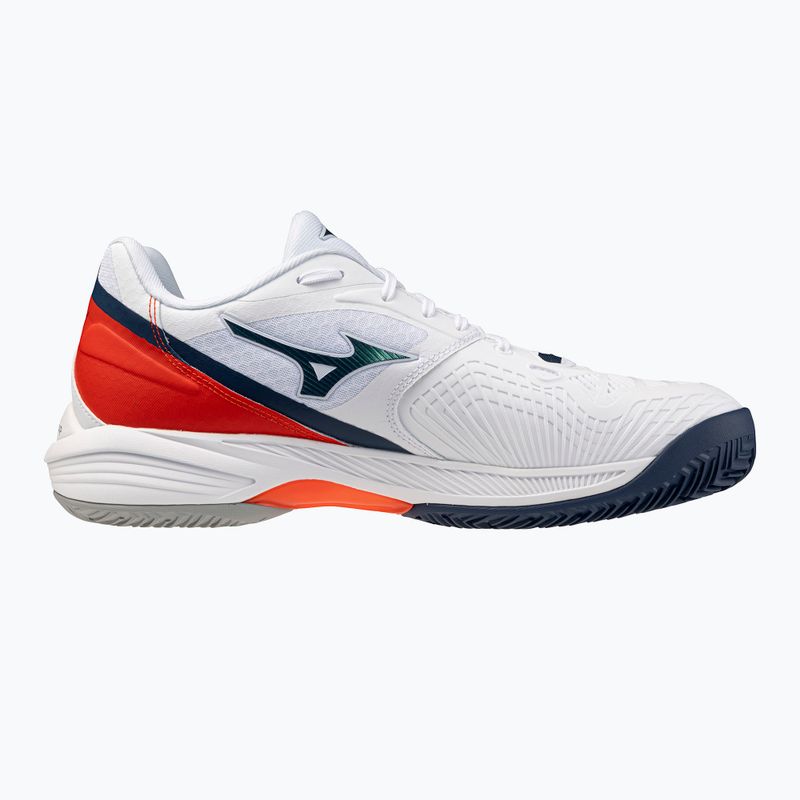 Мъжки обувки за тенис Mizuno Neo Ace CC white/insignia blue/orange 2