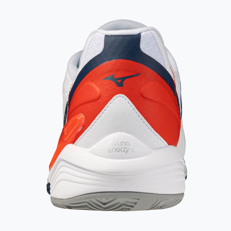 Мъжки обувки за тенис Mizuno Neo Ace CC white/insignia blue/orange 3