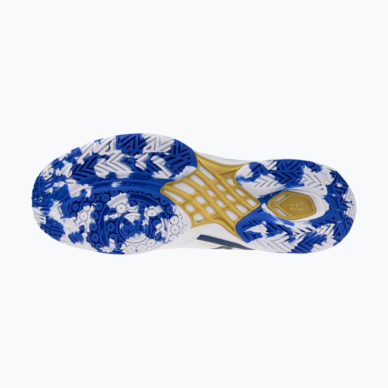 Дамски обувки за бадминтон Mizuno Wave Claw 4 white/dazzling blue/stargazer 2