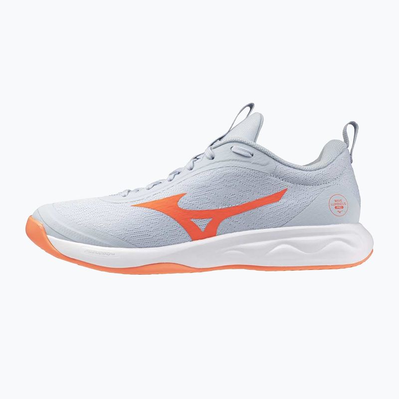 Дамски обувки за волейбол Mizuno Wave Luminous Pro blue finch/lava orange/flamingo coral